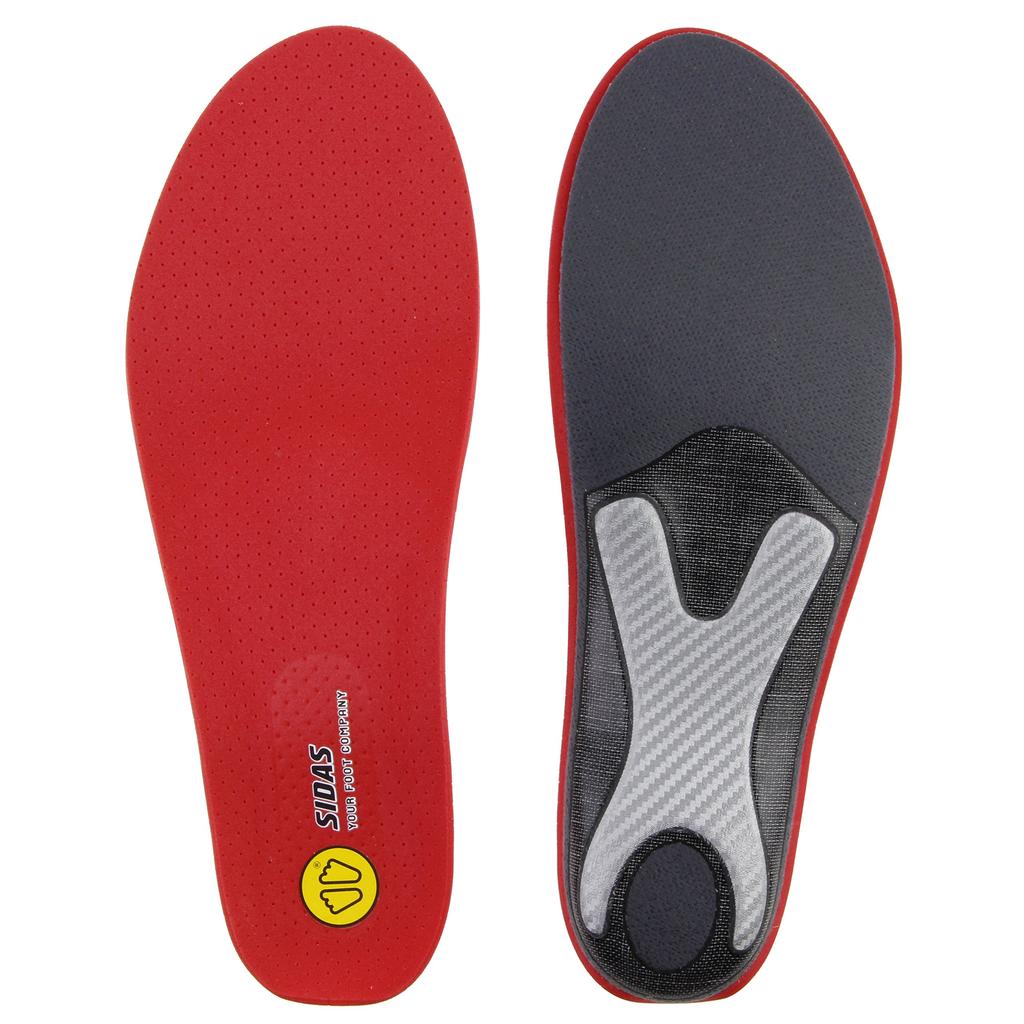 SIDAS Zimní Plus Slim Vložky pro Lyže a Snowboardy Velikost S 20122361, (23,5-24,5 cm), Červený,