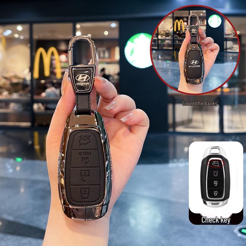 Kompatible Schlüsselhülle für Hyundai Modelle: Elantra, ix35, Coupe, Tucson, Mingtu, ix25 und Kona