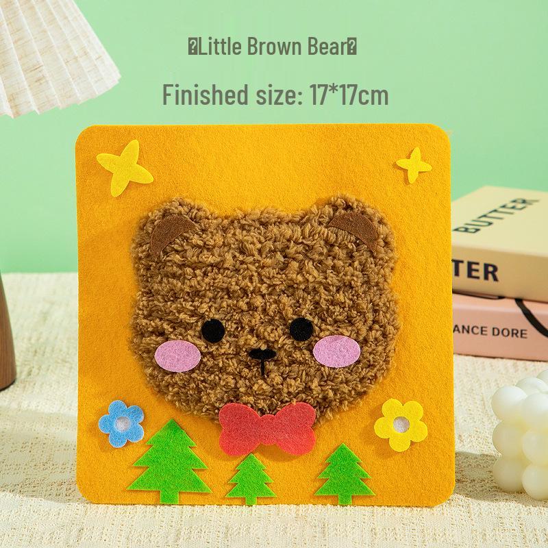 DIY Children's Sew-and-Stitch Christmas Tree Threading Kit