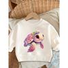Kids Sweatshirt ,Autumn Wear Children'S Sweatshirt! Exquisite Little Turtle Print, Soft And Comfortable Fabric