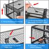 2er-Pack humane Lebendfallen für Mäuse und Ratten für drinnen und draußen (Schwarz)