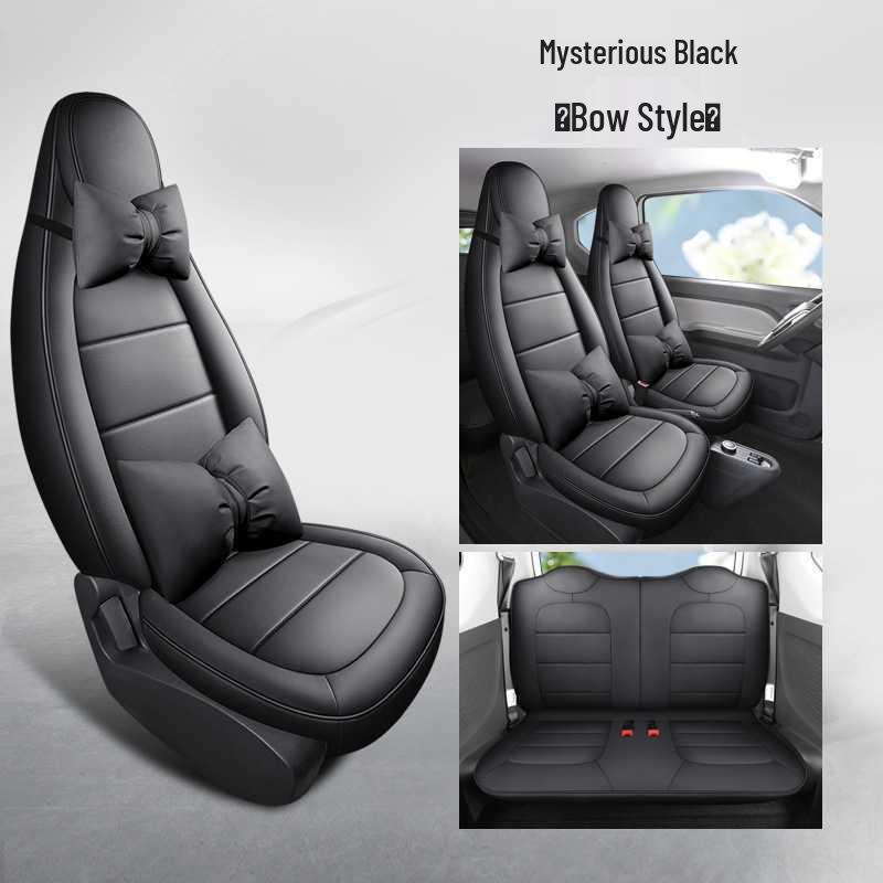 Wuling Mini Cute Leather Car Seat Cover - All-Season Universal Fit