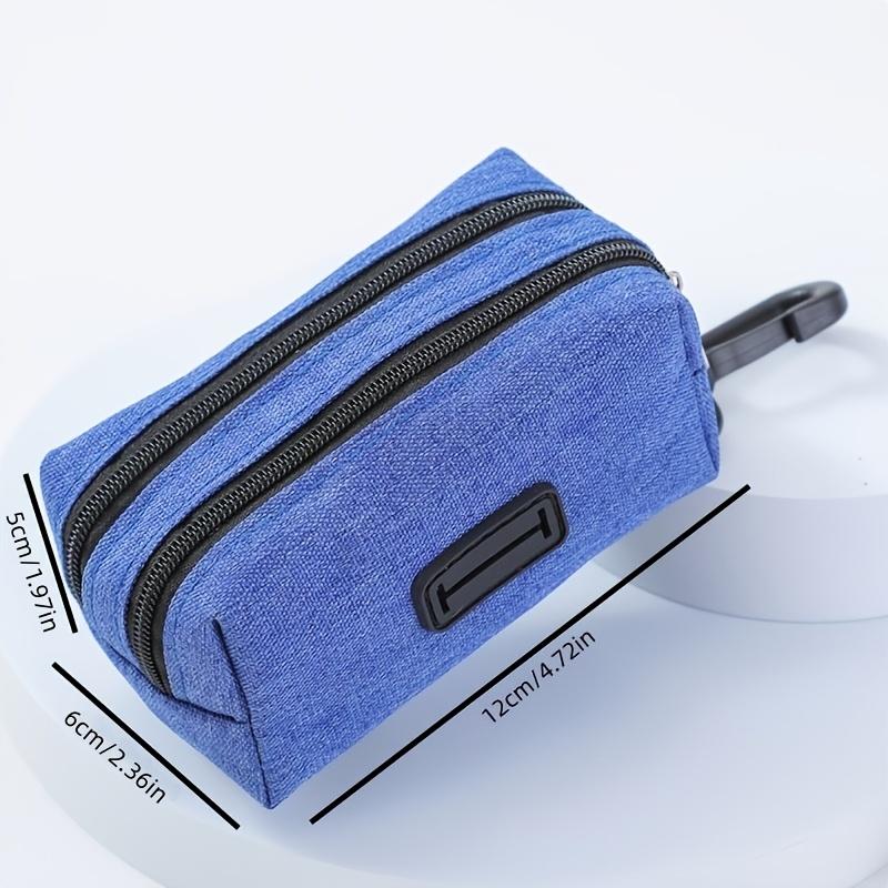 Portable Dog Training Snack Bag - Wear-Resistant Fabric Poop Bag Holder for Leash