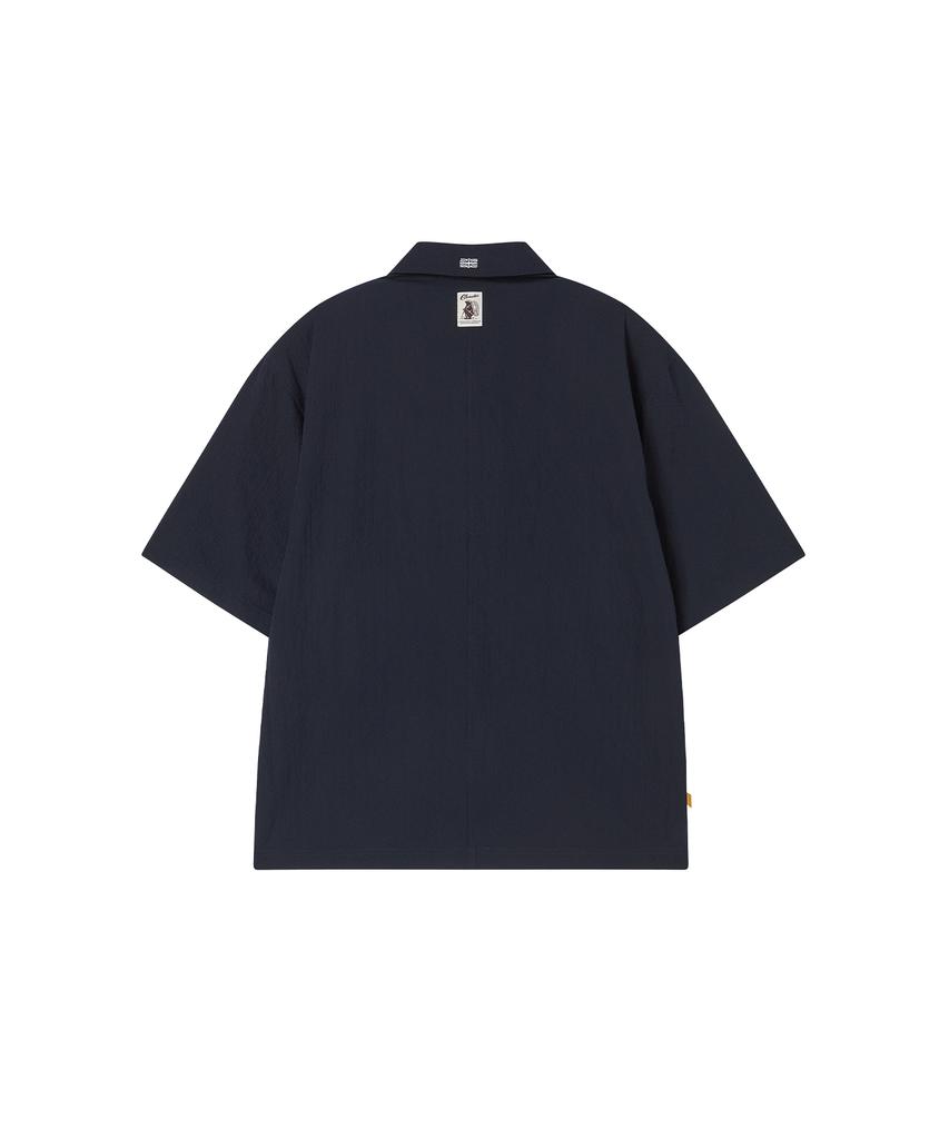 COBMASTER British Seersuker Shirt [Navy]