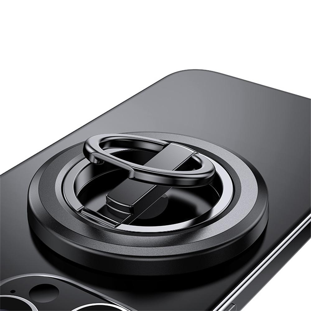 Magnetic Phone Ring Stand Foldable Strong Magnet Holder 360° Rotation Phone Desktop Stand