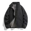 Outdoor Boiling Graphene Heat Storage Fleece Jacket for Men and Women Couples Autumn and Winter Thickened Warm Fleece Stand-up Collar Jacket