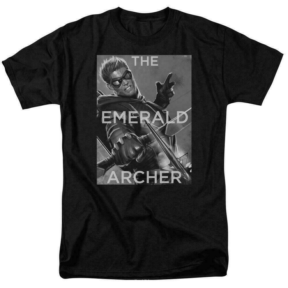 

Green Arrow Trigger T Shirt Licensed Comic Book Tee Black XXXL