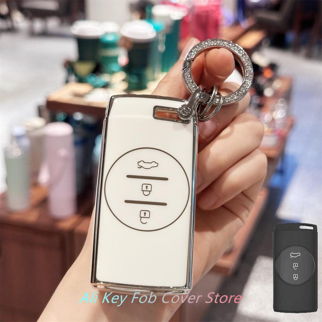 Key Fob Cover Keyring Car Keychain For Chery Tiggo 7 Pro 8 Pro Exeed Tiggo 2 3x Arrizo 5 Pro Gx 5x EQ7 Tiggo 4 Car Accessor