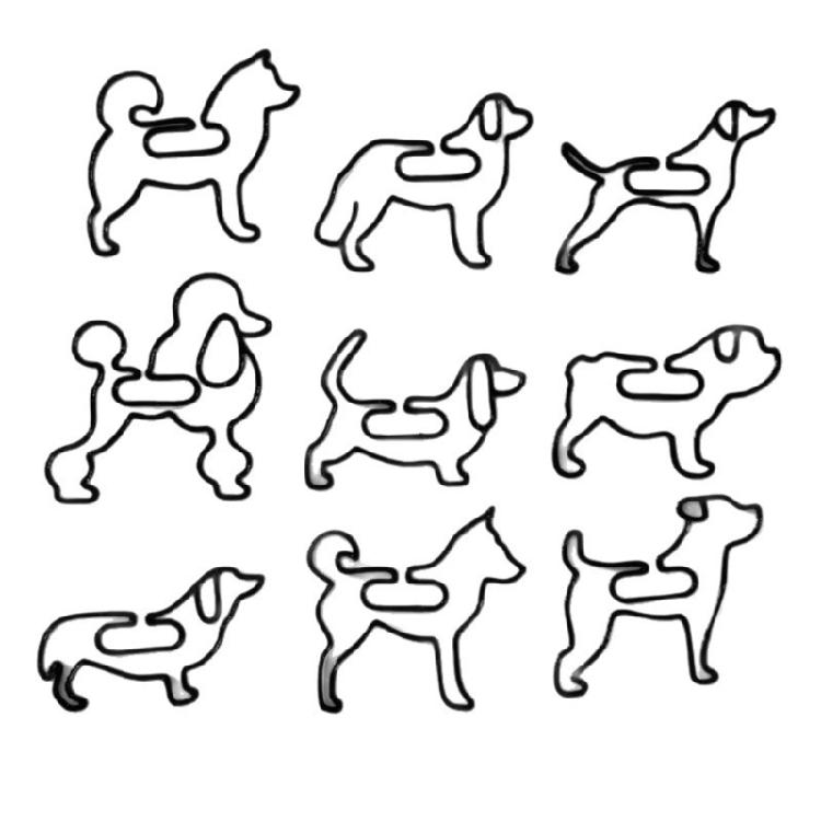 

9Pcs Dog Shaped Bookmarks Animal Themed Plastic Bookmarks Page Holder Clip For Book Lovers Student Reading Journaling 1