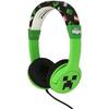 Casque Enfants - OTL Technologies - Minecraft - Volume Limité 85 dB - Confort Rembourré - Filaire 3,5 Mm