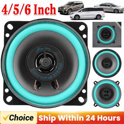4/5/6Inch Car Speakers 100-600W HiFi Coaxial Subwoofer Universal Automotive Audio Music Full Range Frequency Car Stereo Speaker