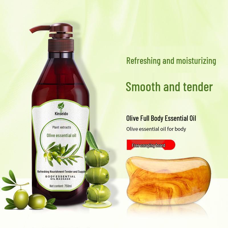 Rožių ir alyvuogių masažinis eterinis aliejus - 750 ml Naudojimui meridianų grožio salone, praturtintas senu imbieru