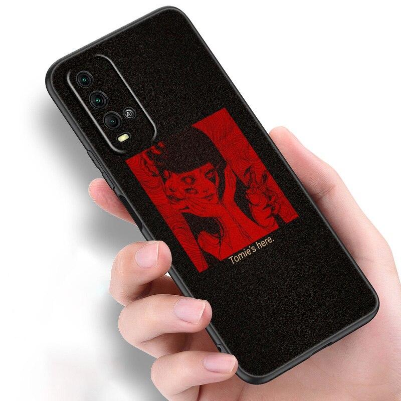 Hororový komiks junji ito Tomie Tees Glitchcore pouzdro na telefon pro Xiaomi Redmi Note 11 10 9 8 Pro 11T 10T 10S 9S 8T 9 9A 9C 9T kryt