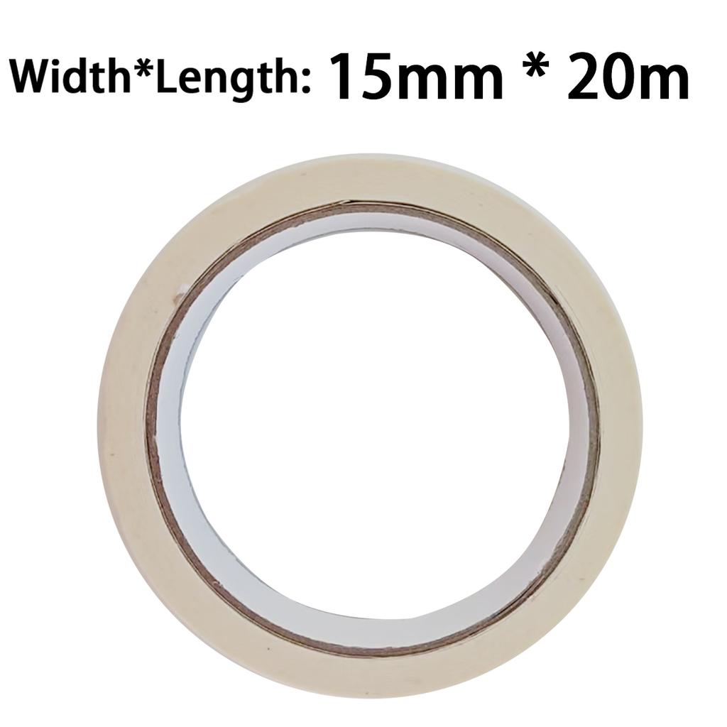 20m/50m Masking Tape White Writable Sealing Self Adhesive Tape Waterproof for Art Painting Sketch Car DIY Paper School Supplies