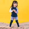 Kids' Three-Piece Sun-Protective Swimsuit: Long Sleeve, Long Pants, Quick-Dry, Warm Swimwear for Boys and Girls