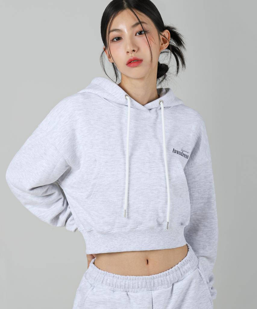 G.G. Crop Hoodie - 4Col