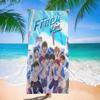 Anime Free Iwatobi Swim Club Big Microfiber Beach Towels Quick Dry Towel Sand Beach Towels Pool Towel for Travel Swim Pool Yoga