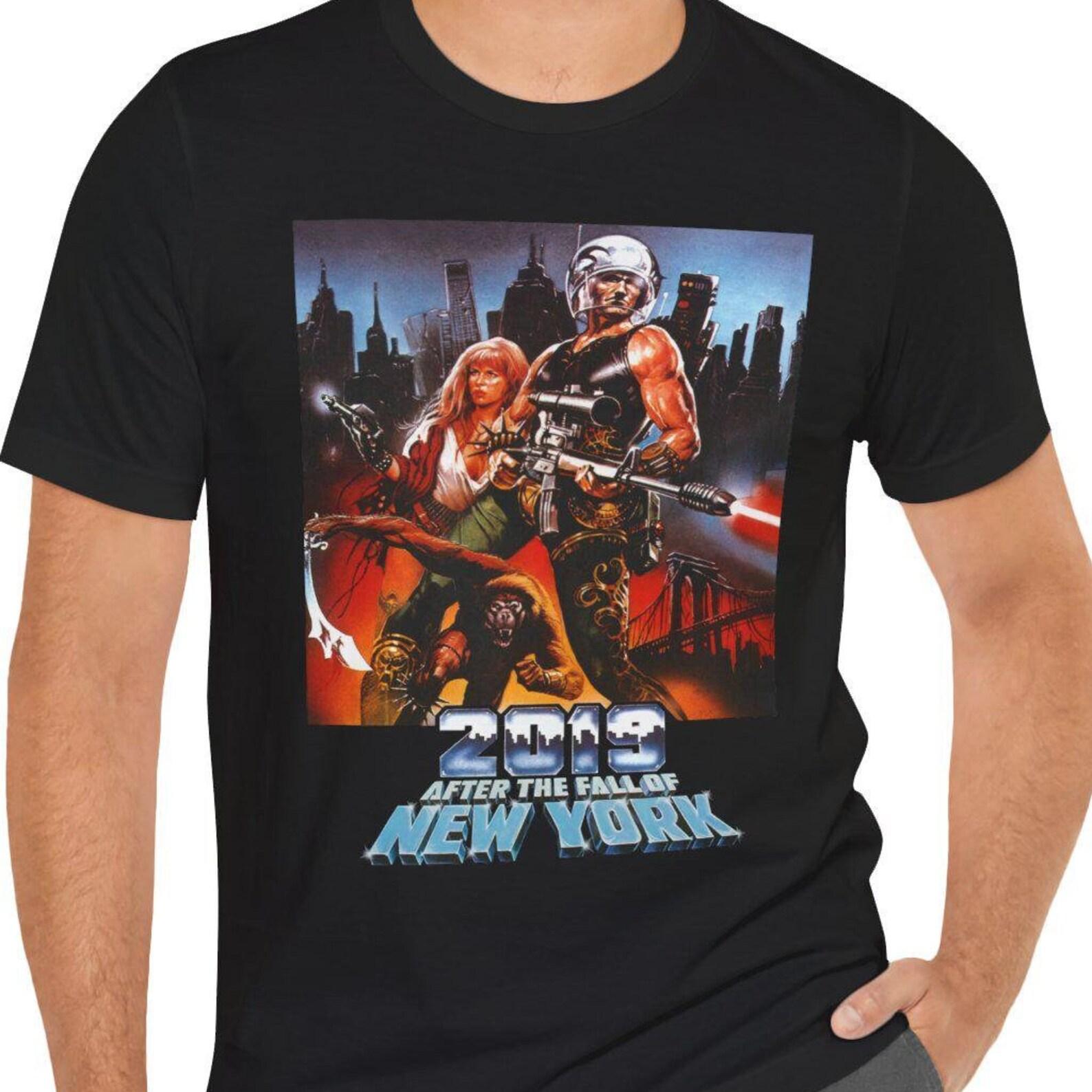 2019 After The Fall Of New York T-Shirt Black Short Sleeve Movie Tee 4XL