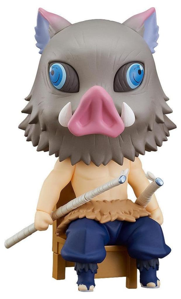 Nendoroid Demon Kimetsu No Yaiba Hashibira Inosuke Plastic Painted Movable Figure Swacchao! Slayer Non-scale