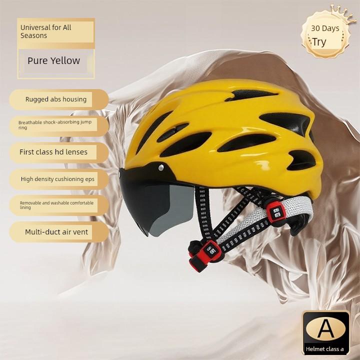 Cycling Helmet for Men and Women, Outdoor Sports Magnetic Goggles, Sun Protection and Insect Protection, Bicycle Safety Helmet 2026 New Model
