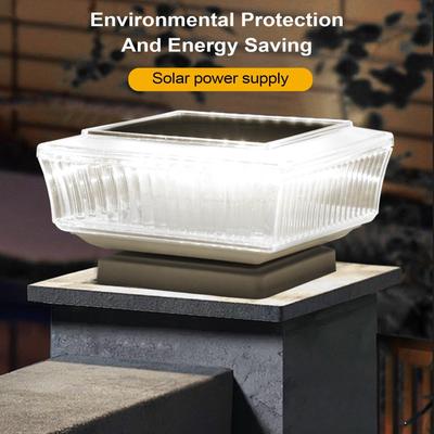 Solar Post Lights Outdoor Solar Lights Waterproof LED Lamp For Driveway Staircase Gate Pool Backyard Deck Balcony Porch Path