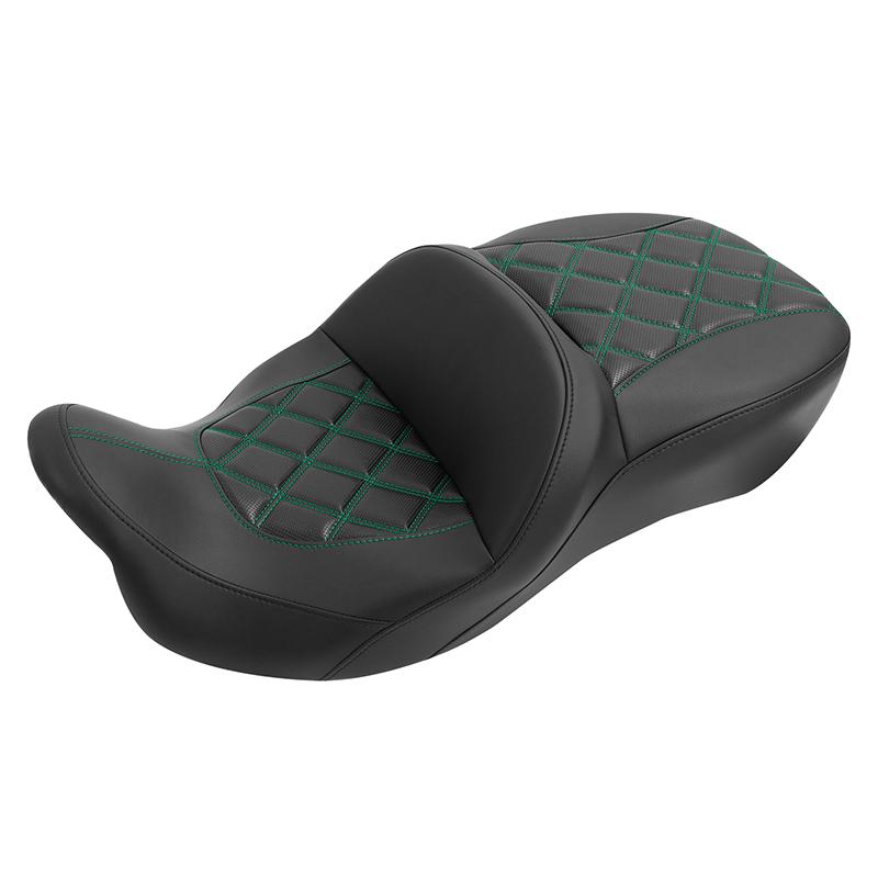 Motorcycle Driver Passenger Seat 2 Up For Harley Touring Road King Road Glide Street Glide CVO FLHR 2009-2023