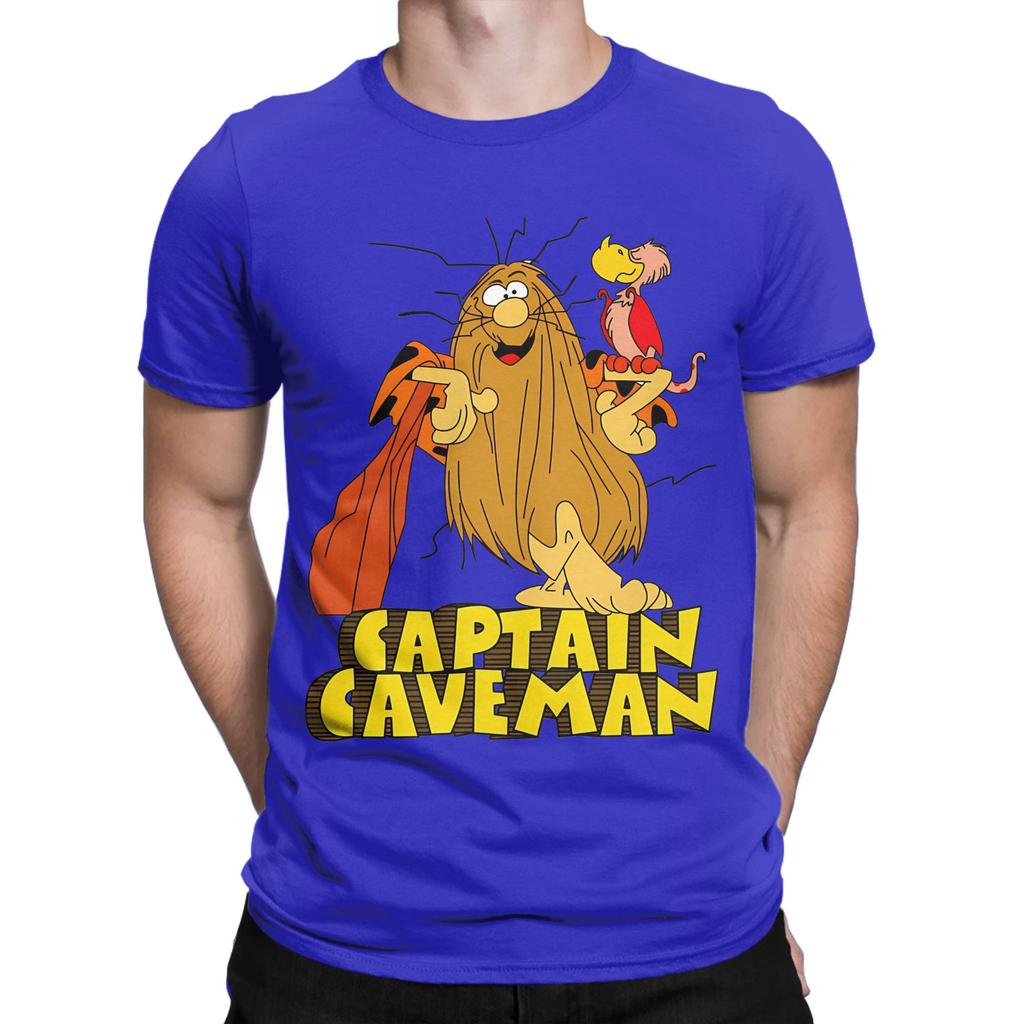 Classic Pose Novelty 100 Cotton Tshirt Captain Caveunisex Tees Tops For Unisex