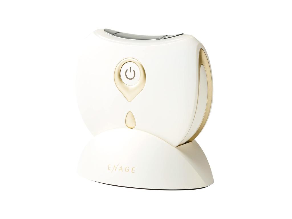 Koizumi Lift Facial Beauty Device, Hot & Cool Energize EMS, USB Rechargeable, White, KBE-1810/W