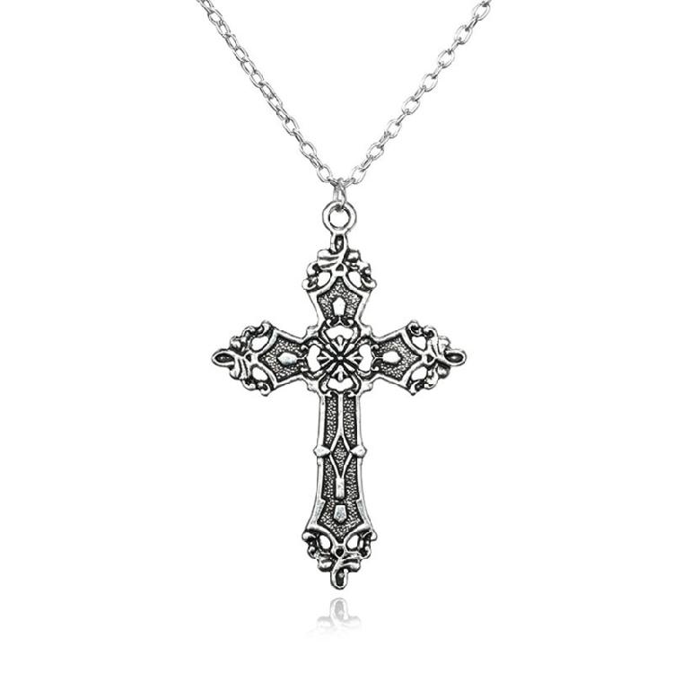 

Baroque Embossed Clavicle Chain Punk Goth Jewelry Accessories Choker for Women 1