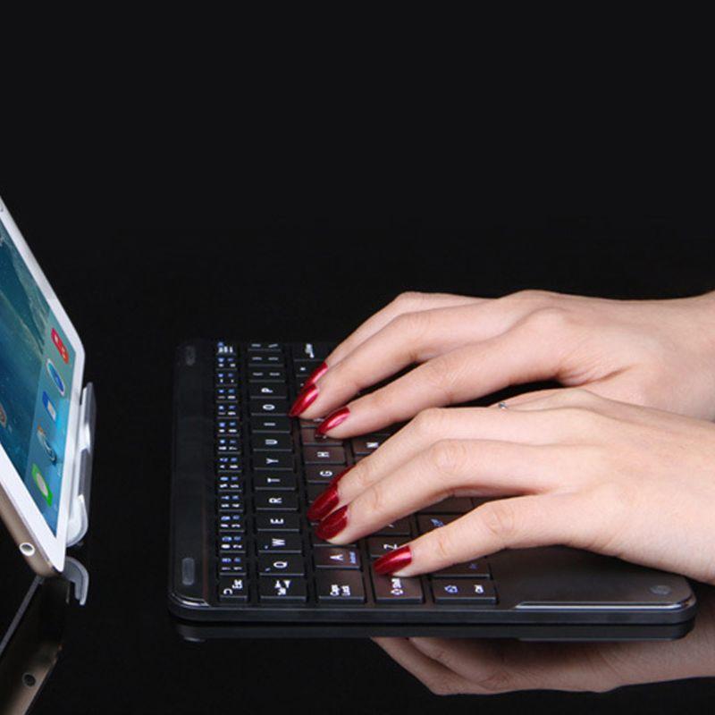 Mini Lightweight Portable Wireless Bluetooth-compatible Keyboard for Laptop Ultra Thin Keyboard Replacement 7/9/10 Inch