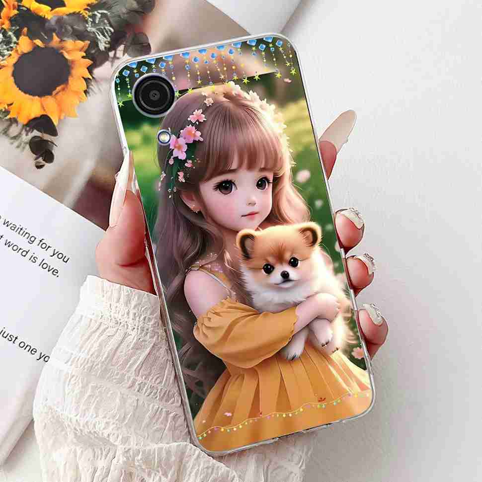 For Samsung A03Core Case Soft Silicone Cute Heart Painted Cover Case For Samsung Galaxy A03 Core SM-A032F TPU Fundas Capa