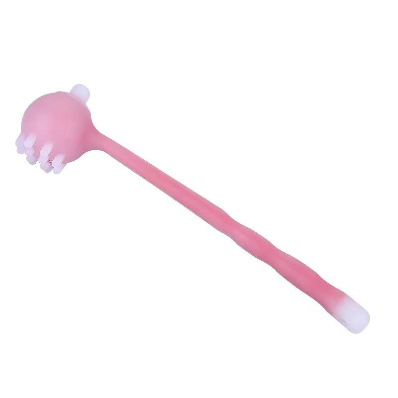 Silicone Massage Hammer for Tapping Waist, Shoulder, Neck, and Back - Ideal for Elderly Health.