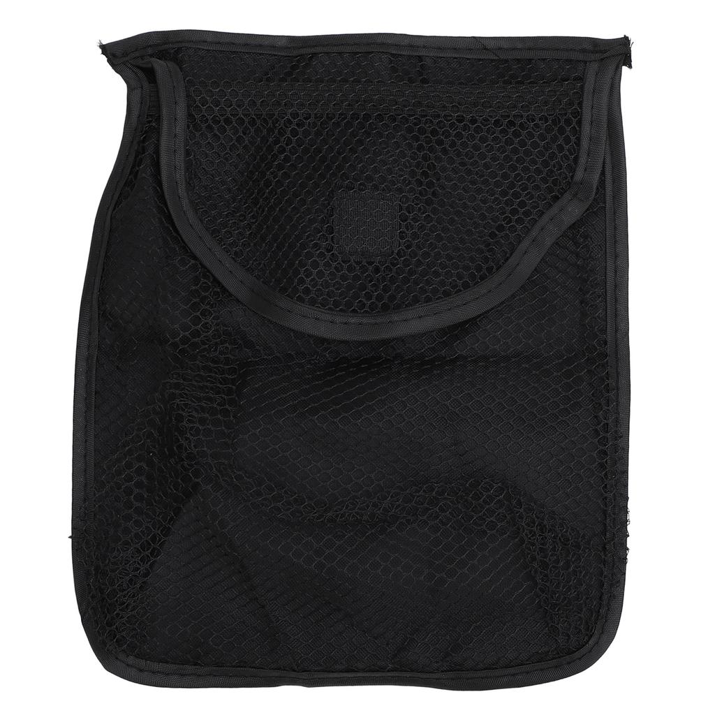 Golf Ball Mesh Bag Large Capacity Multifunction Nylon Mesh Golf Ball Bag Pouch with Hook and Loop