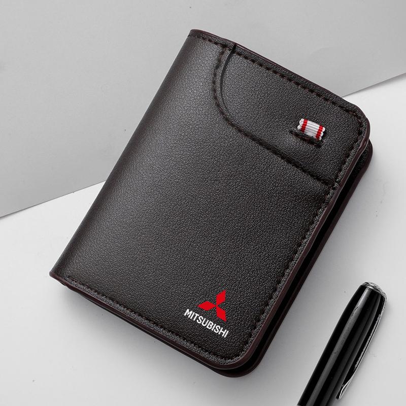 Cxbkdv1 Men's Wallet Vertical Multi Card Small Wallet Driver's License Youth Mini Student Change Card Bag For Mitsubishi Asx Outlander