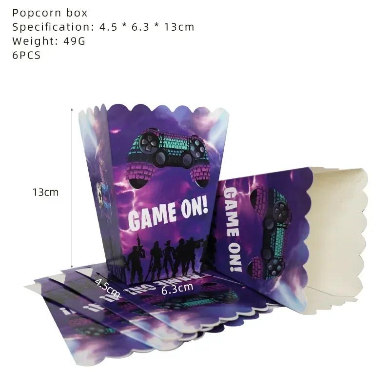 Perfect Fortnite Game Theme Party Decorations for Boys Action Figures Banner Cake Kids Birthday Party Tableware Decoration Backgrounds