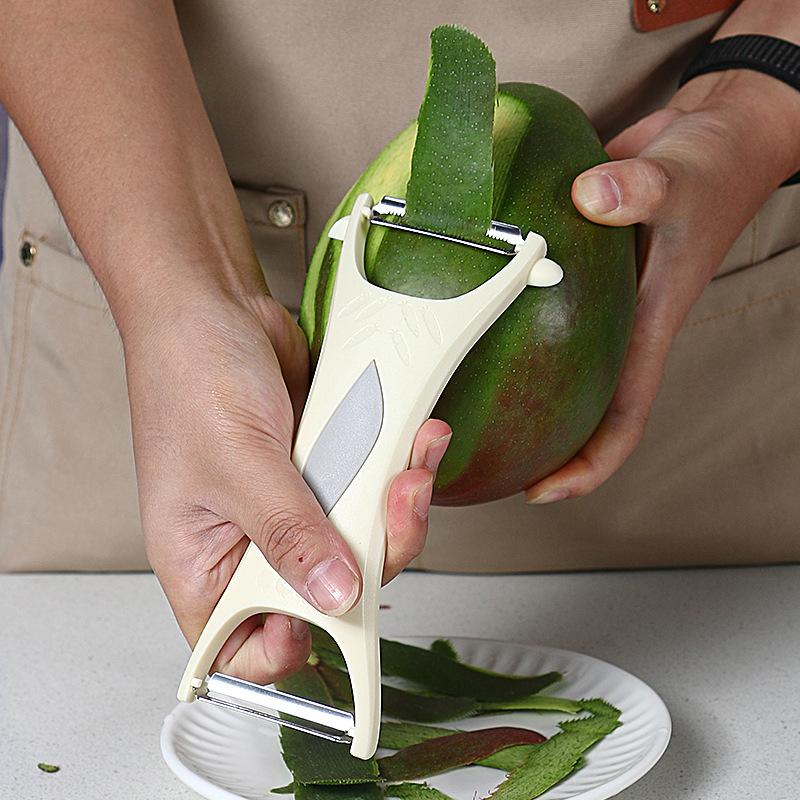 Multifunctional Paring Knife, Wire Planer, Household Stainless Steel Kitchen Artifact, Potato Peeler, Carrot Shredder