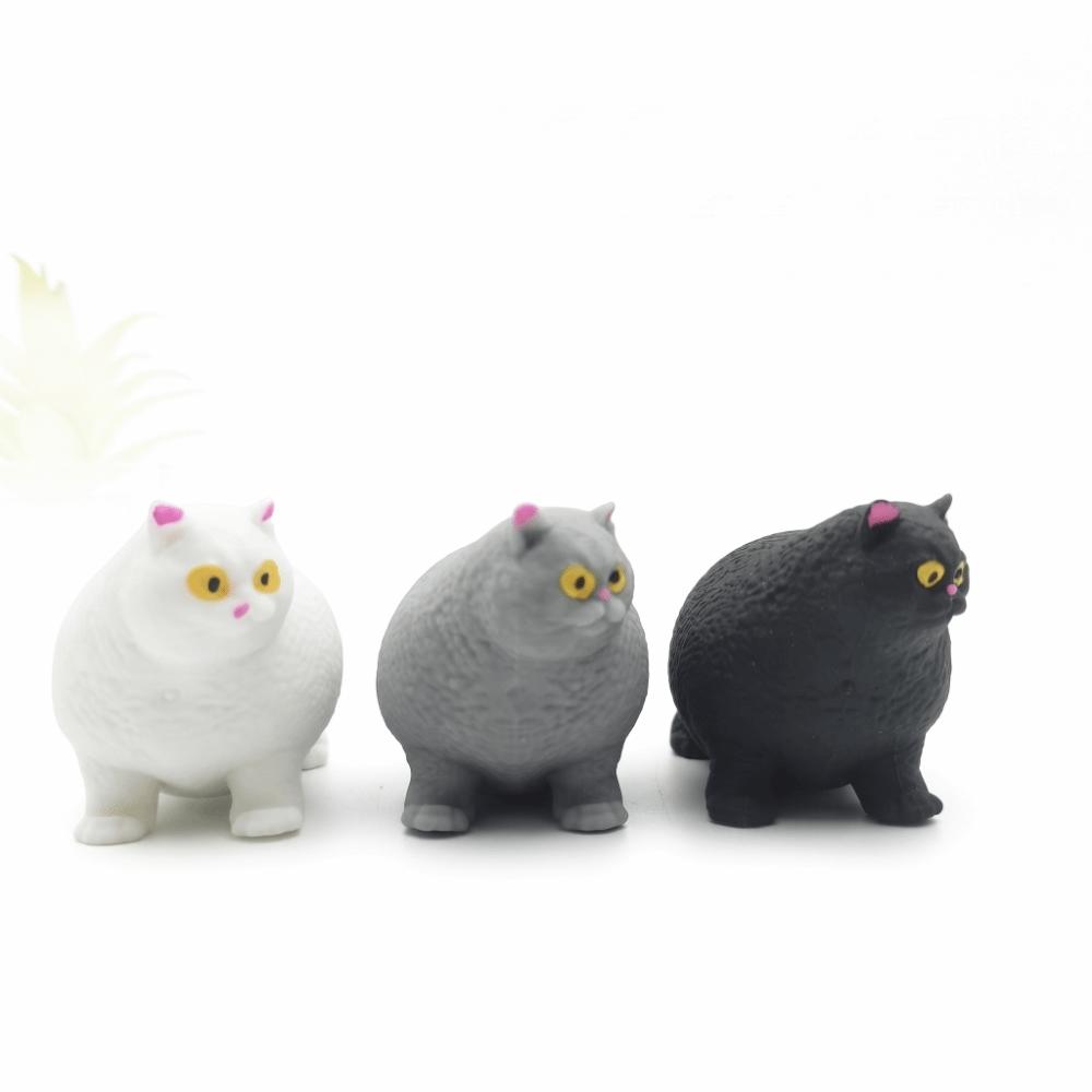 Soft Kitty Fidget Toy Slow Rising Cat Squeeze Toy Pinch Toy Cat Squishy Toy  Office Workers