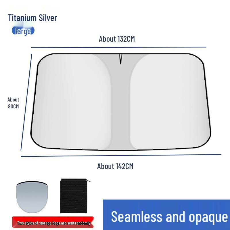Universal Car Window Sunshade with Thickened Design for Cooling & Heat Insulation