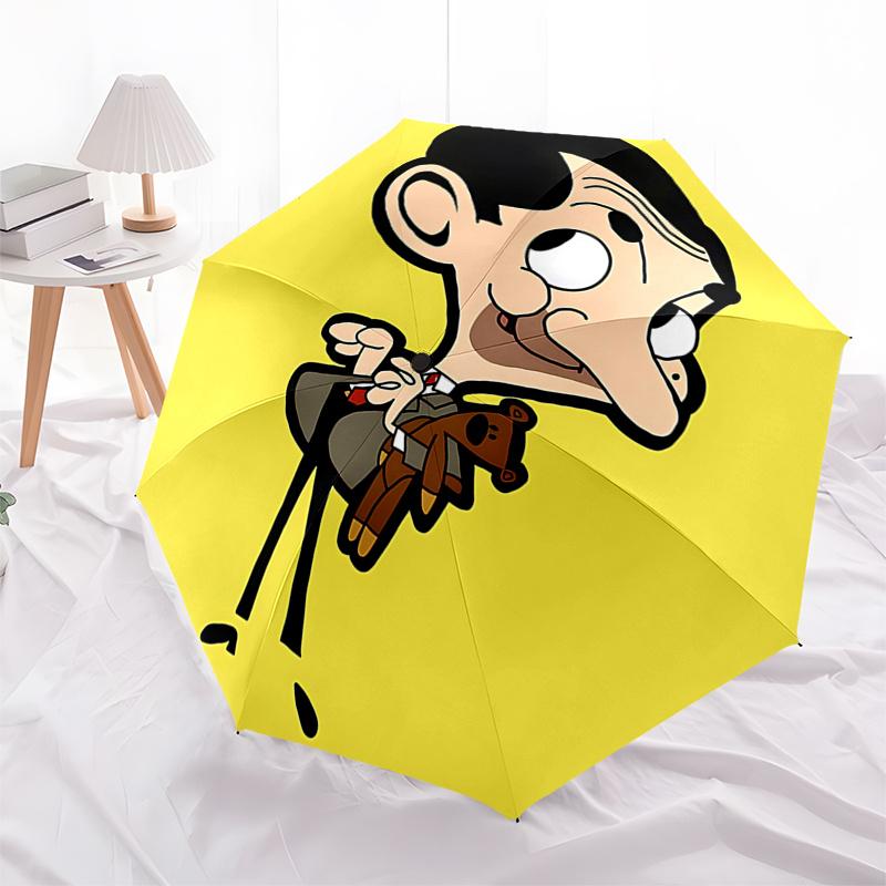 

Mr. Bean s Umbrella: Automatic Opening & Closing, Foldable Design, 8-Bone Frame - Perfect for Outdoor Adventures and Festive Gifts!0104229a