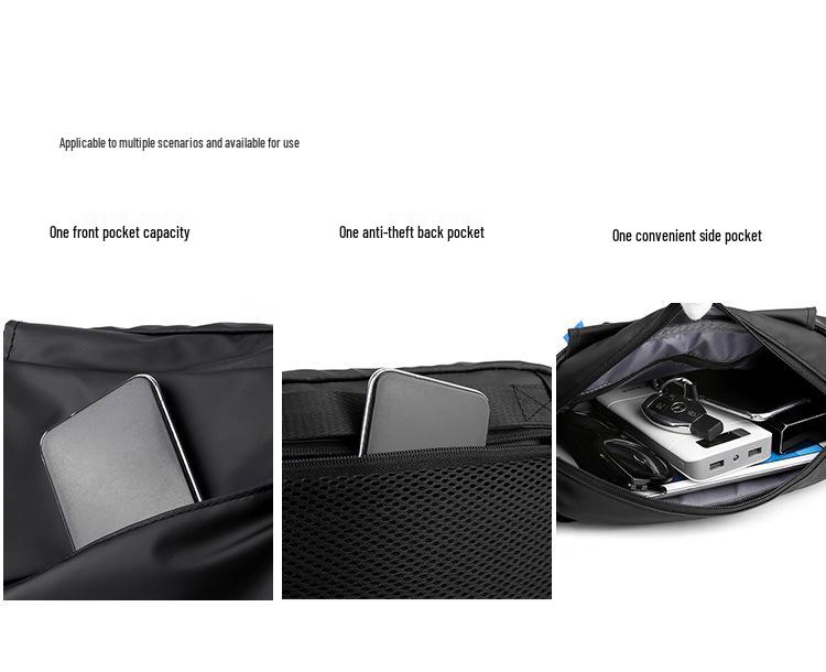 Men's 2025 Fashion Crossbody Chest Bag - Casual Sports Street Trend Single Shoulder Backpack