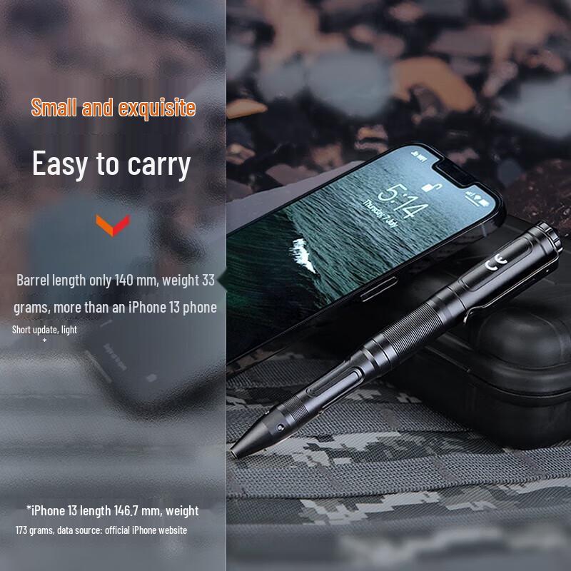 Multi-functional Tactical Pen with LED Flashlight