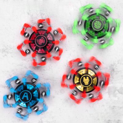 EDC Spinning Top Hand-eye Coordination Fun Plastic Fingertip Decompression Fidget Spinning Top for School