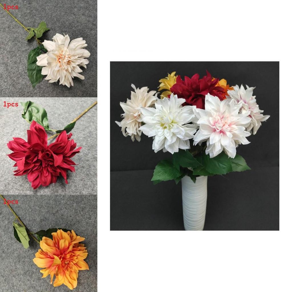 Artificial Dahlia Single Stem For Wedding Venue And Party Setup