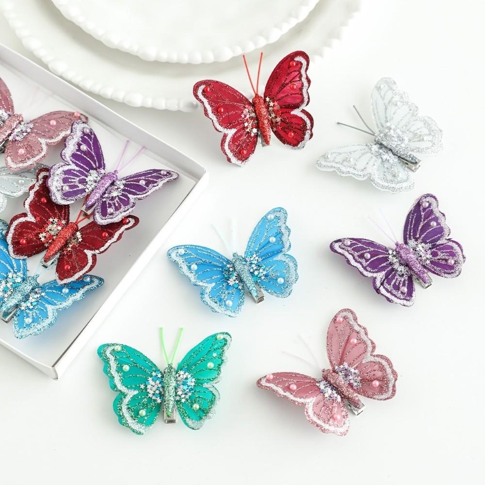 Glitter Christmas Tree Decorations Artificial Xmas Tree Pendants  Festival Decoration