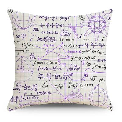Mathematische Physik Chemische Gleichung Kissenbezug Persönlichkeit Geometrisch Graffiti Kissenbezug
