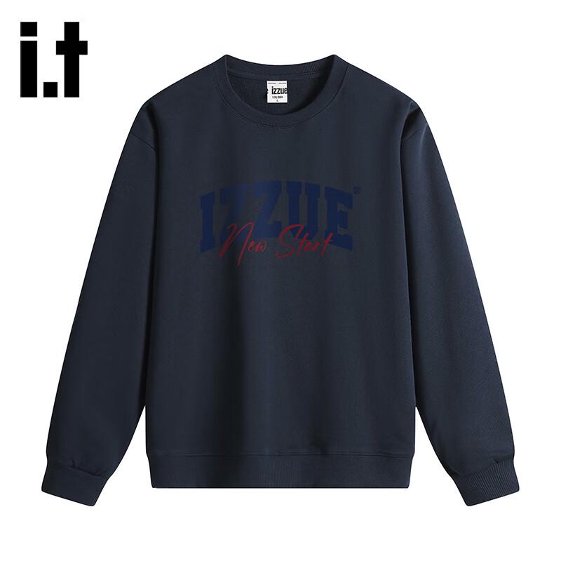 IZZUE American Style Letter Print Rundhals-Sweatshirt