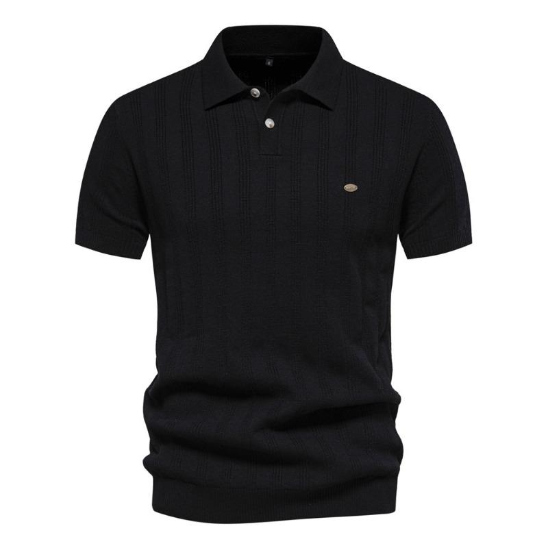 Men’s Euro Fit Short Sleeve Knit Polo Shirt