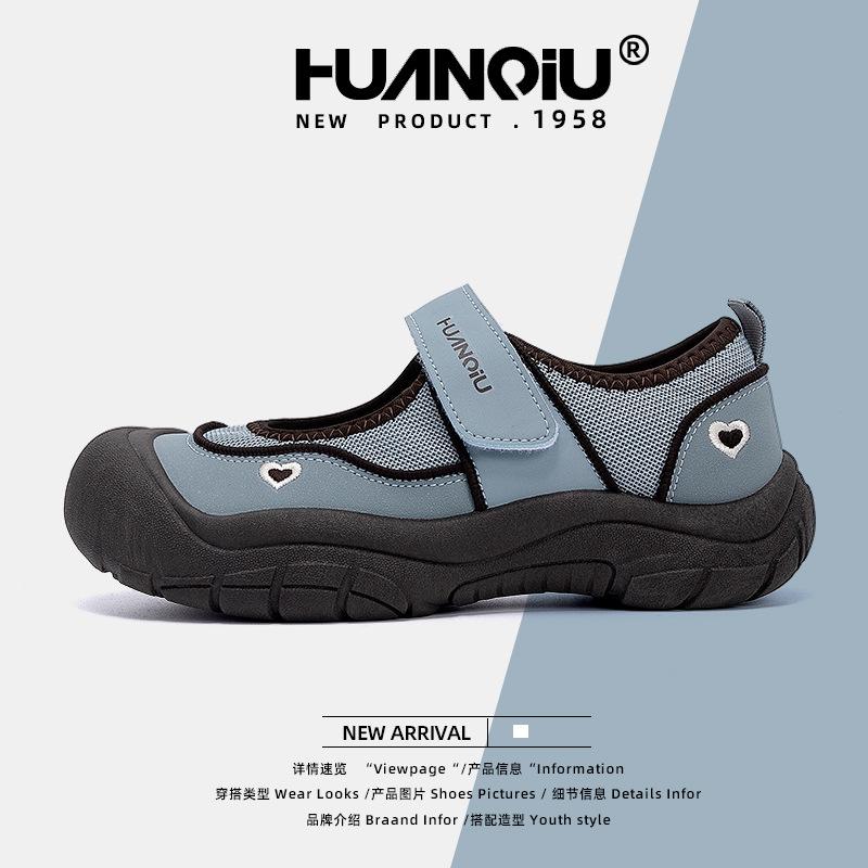 Global outdoor bag head sandals women's ZHQ5997 new summer breathable Velcro women's shoes ugly cute casual shoes