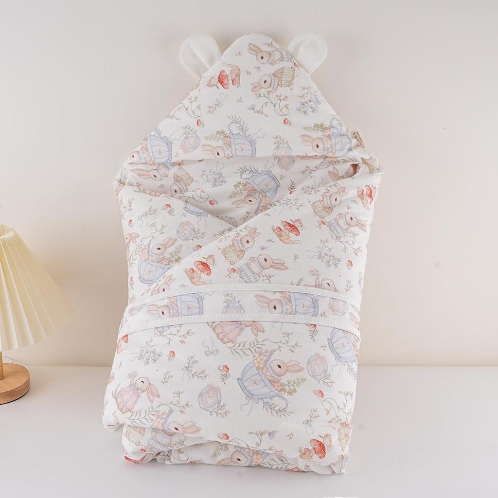 Verdickte reine Baumwoll-Baby-Swaddle-Decke für Herbst/Winter