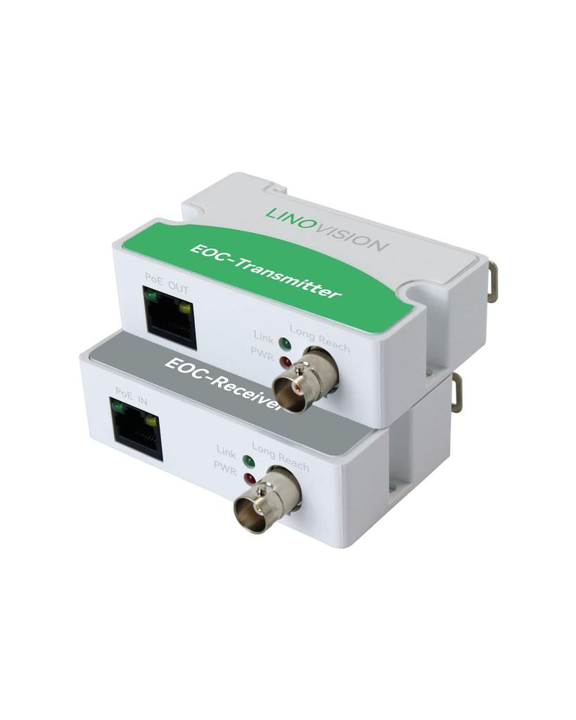 LINOVISION Coaxial LAN Converter Compatible with No Power Supply Can Be Wired Up To Maximum Communication Speed of Can Wire Network Devices Such As IP